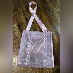 Monat Clear and Purple bag